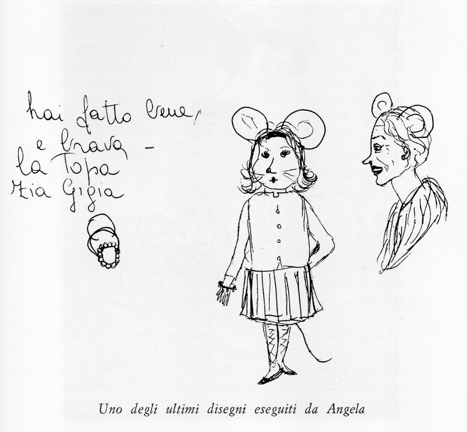 Disegni e lettere di Angela